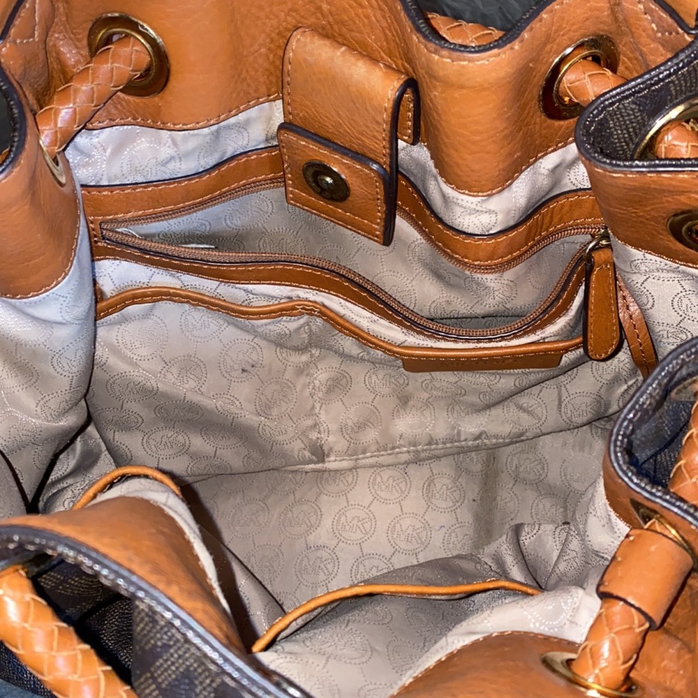 Michael Kors Signature Jet Set Drawstring Bag - image 5